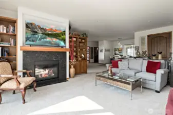 Open floor plan with an easy flow.