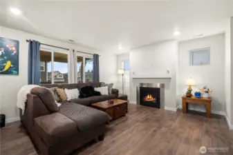 Cozy fireplace for those chilly nights