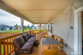 Enjoy the outdoors on this big deck