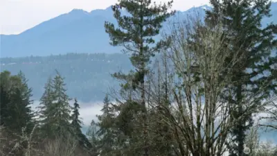 Another view of the mountains and hood canal.