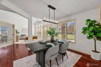 Front entry & formal