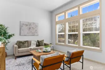 Grand windows and skylights throughout