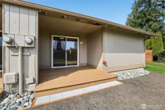 Back deck covered unit #A