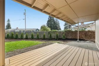 Covered deck unit unit B