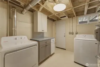 Downstairs Laundry room