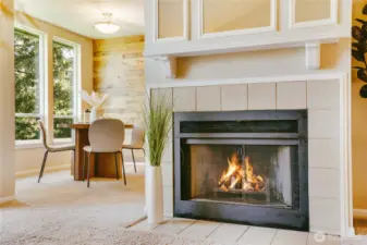 Only top units have these cozy fireplaces for ambiance and warmth.