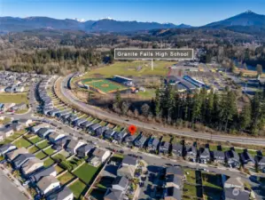 With Granite Falls High School and Monte Cristo Elementary directly across the street, the location offers a fantastic opportunity for walkable school access, making it a dream for families.