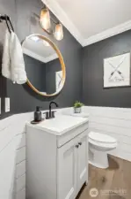 Main floor powder room