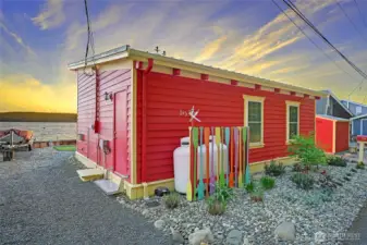 Rear Outdoor Storage Room and Low-Maintenance Landscaping~