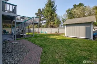 Back Yard & Shed