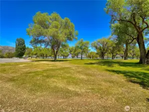 Osoyoos Lake park, complete with RV parking/camping