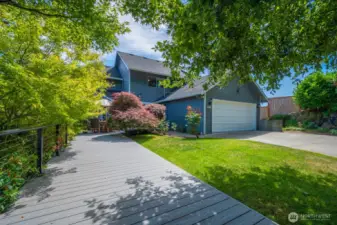 Back of the home