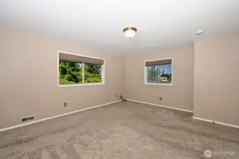 Huge primary bedroom.