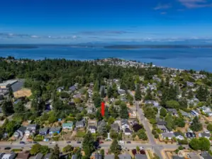 A beautiful view toward Alki and beyond.