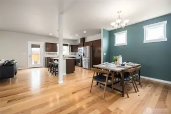 Dining room off great room