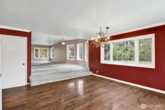 View as you enter house