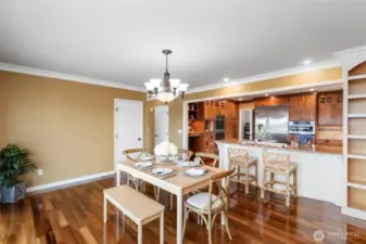 separate dining area