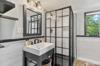 Spa-like bathroom.