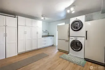 Daylight basement ideal for MIL.