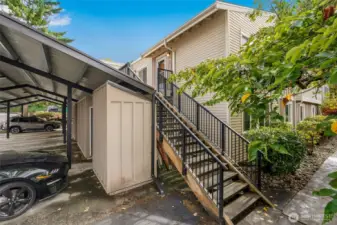 Staircase to unit G8