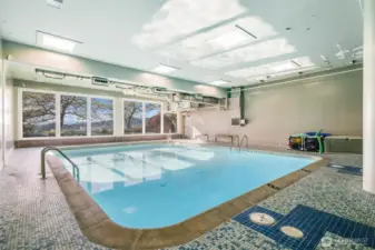 Great amenities including an indoor pool that is open year round.