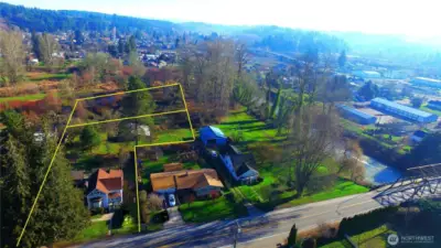 public water & septic. Fenced & cross-fenced pasture (excellent for a horse or two), fruit trees, garden space & mature shade trees.