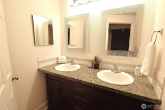 Two separate sinks...