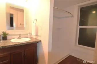 and a walk-in shower?