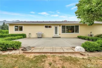Back patio! This looks like a space out of a story book!
