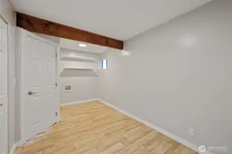 1 of 2 bedrooms on lower level.