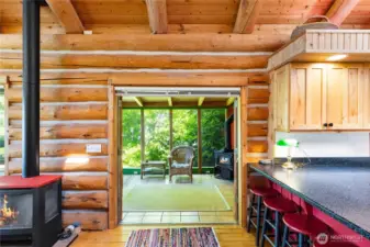 French Doors to the Sunroom