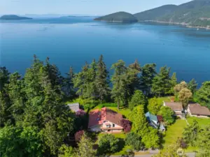 Spectacular Views from the West Side of Guemes Island