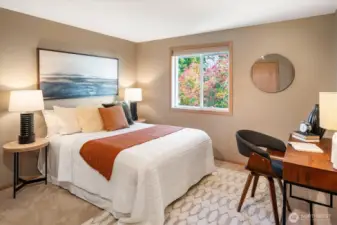 The adjacent befroom is also a private en-suite, providing comfort and privacy for everyone.