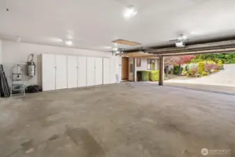 The attached 3-car garage provides plenty of room for parking, storage, hobbies...or all three.