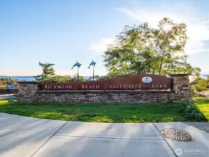 Richmond Beach Saltwater Park just 1.4 miles away.