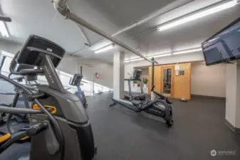 Exercise room with equipment you will want to use!