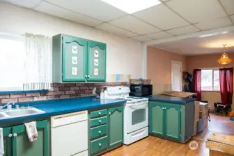 Kitchen with mudroom