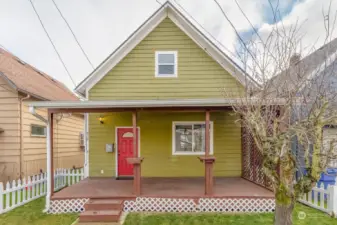 yOUR own RED DOOR and WHITE PICKET FENCE!