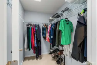 Primary Walk in Closet