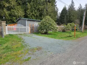Gated driveway for privacy