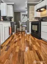 Real hardwood floors
