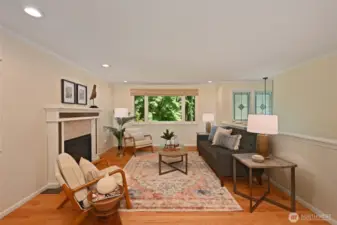 New hardwood floors.
