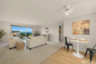 Dining table space