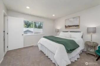 Prime Suite features new paint and carpet as well as update bath.
