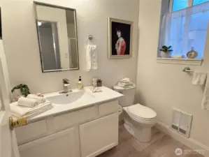 Second floor bathroom with shower