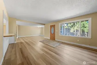 New paint and flooring