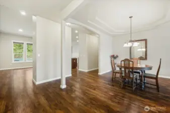 Formal dining area