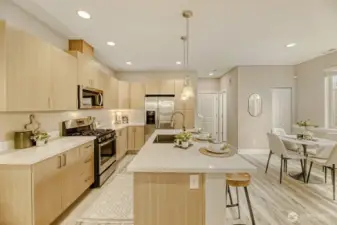 Kitchen w/ eating space