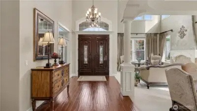 High ceilings with tons of natural light