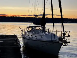 Deep enough for a large sailboat